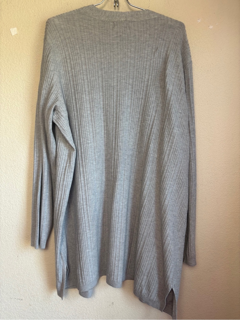 NWT Cupcakes & Cashmere 3 Piece Gray Ribbed Loungewear Set XL - Picture 10 of 13